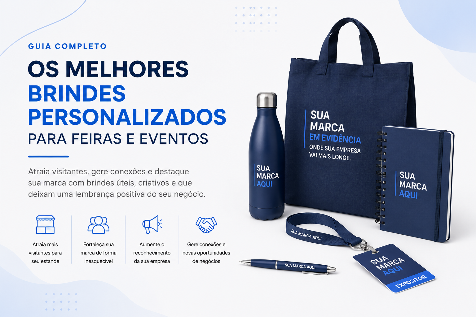 Os melhores brindes personalizados para feiras e eventos