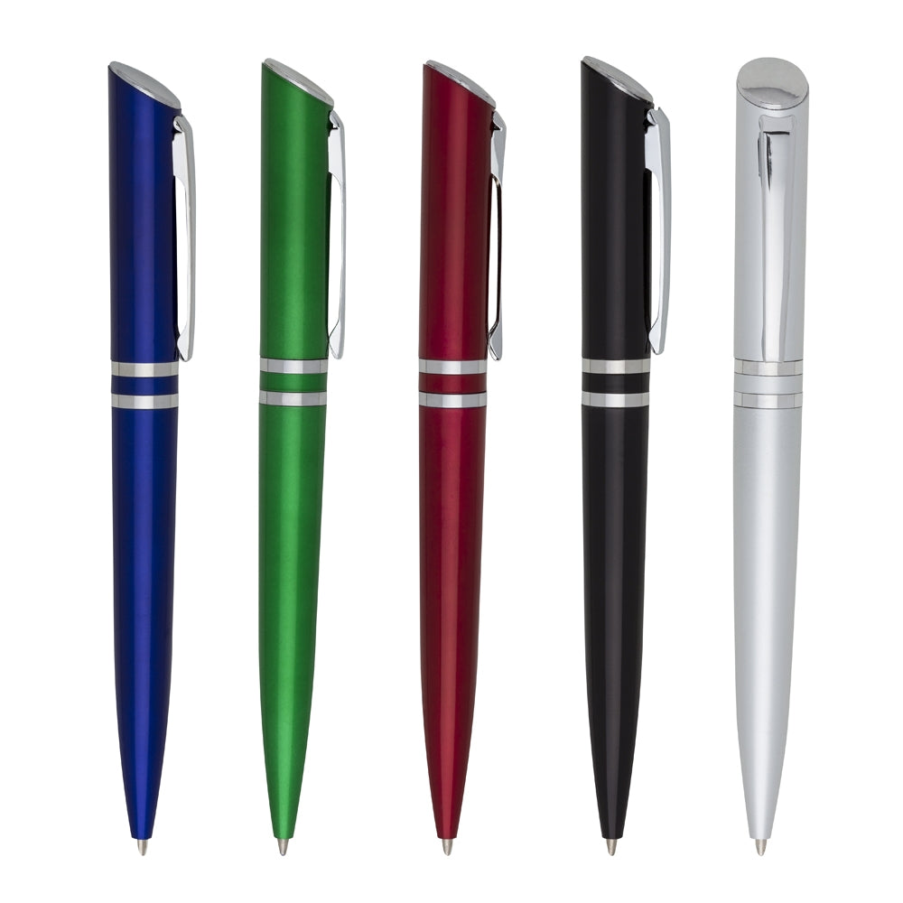 CANETA PLÁSTICA C/ 2 ANEIS 12415 COM PERSONALIZAÇÃO