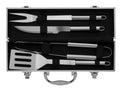 KIT CHURRASCO NA MALETA 4 PEÇAS COM PERDONALIZAÇÃO 01644