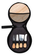 KIT QUEIJO C/ 5 PEÇAS BOLSA C/ ZIPER E PERSONALIZAÇÃO 12222