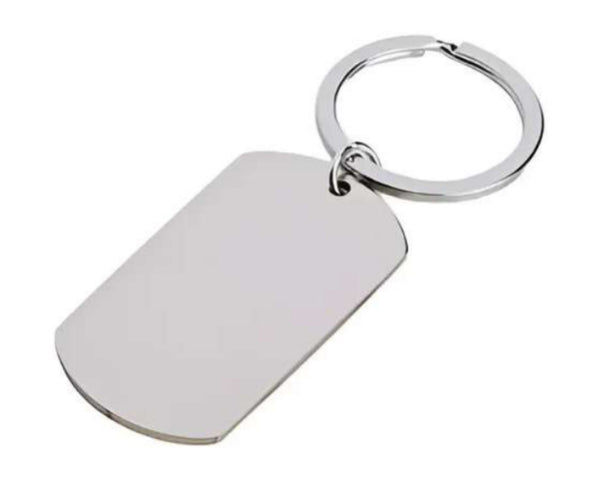 CHAVEIRO CHAPA DE INOX DOG TAG